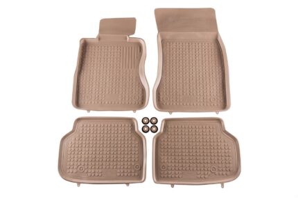 Floor mat Beige suitable for BMW 7 (F01) (2008-2015)