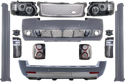 Complete Conversion Body Kit suitable for Land Range Rover Vogue L322 (2002-2009) Retrofit to Facelift Autobiography Design
