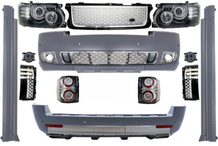 Conversion Body Kit suitable for Land Range Rover Vogue L322 (2002-2009) Retrofit to Facelift Autobiography Design