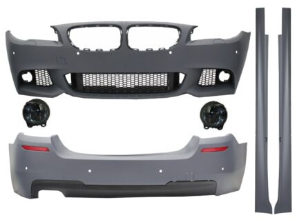 Complete Body Kit suitable for BMW F10 5 Series (2011-2014) M-Technik Design With Fog Light Projectors Smoke