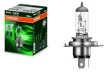 OSRAM ULTRA LIFE Halogen Headlamp  64193ULT H4 12V 60/55W carton box (1 unit)