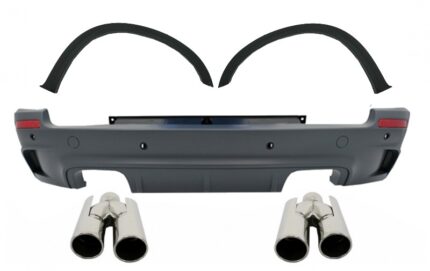 Rear Bumper Wheel Arches Exhaust Muffler Tips ACS suitable for BMW X5 E70 (2007-2013) X5M M-Design