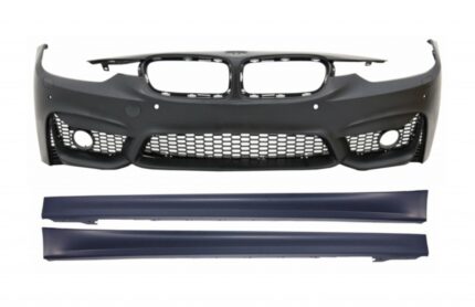 Front Bumper with Side Skirts suitable for BMW 3 Series F30 F31 Non LCI & LCI (2011-2018) M3 Sport EVO Design