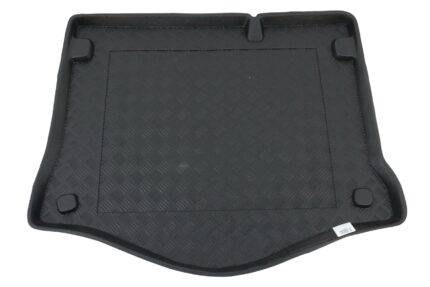 Trunk Mat without Non Slip suitable for Ford Focus MK2 Hatchback (2005-2011) with an irregular size spare tire