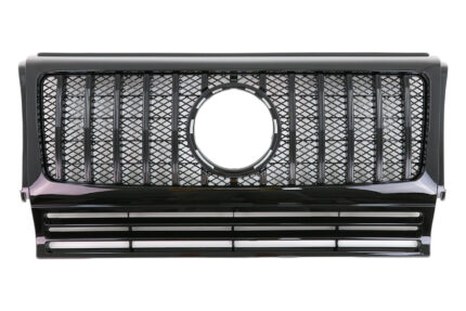 Front Grille suitable for Mercedes G-Class W463 (1990-2014) New G63 GT-R Panamericana Design Piano Black