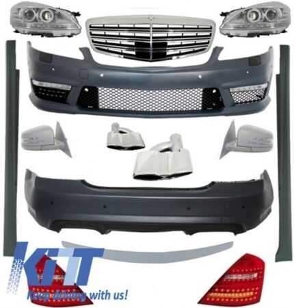 Complete Facelift Body Kit suitable for MERCEDES Benz S-Class W221 SWB (2005-2009)