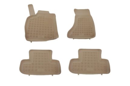 Rubber Floor Mat Beige suitable for AUDI Q5 8R (2008-2017)