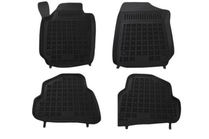 Floor mat Black suitable for VW Polo V 2009