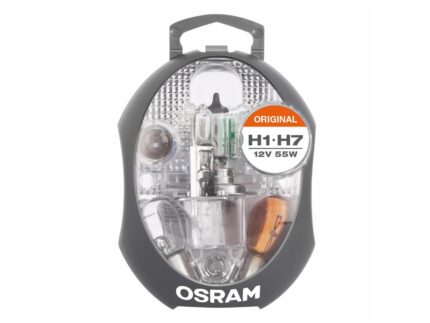 OSRAM Spare Lamps Box 7 Pieces H1 H7 P21W PY21W P21/5W R5W W5W for Car Lamp Kit